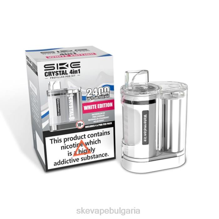 SKE Vape Price - SKE кристал 2400 4 в 1 капсула комплект смесен бяло издание JV6L5