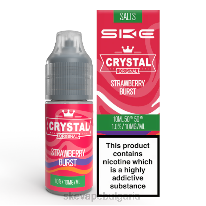 SKE Crystal Vape - SKE кристална сол - 10 мл ягода избухна JV6L118